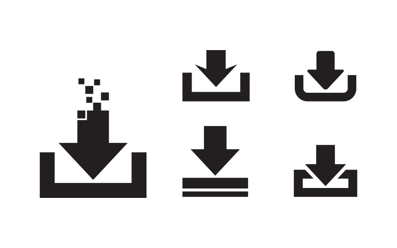 Ladda ner ikon vektor symbol illustration design v.2