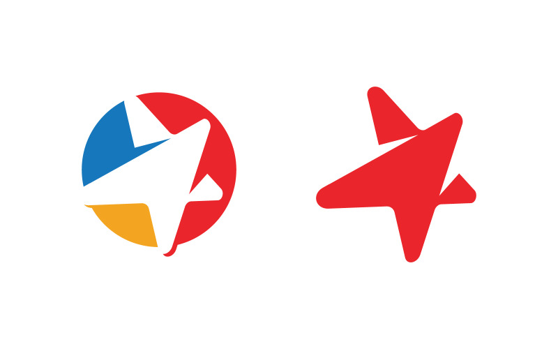 Sterpictogram Logo sjabloon vectorillustratie v.1