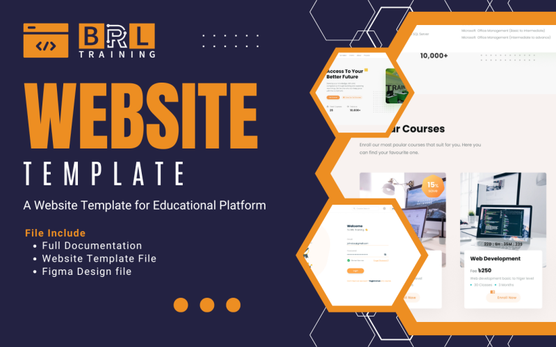 Обучающий веб-сайт - Образовательная платформа Чистый шаблон сайта Bootstrap HTML