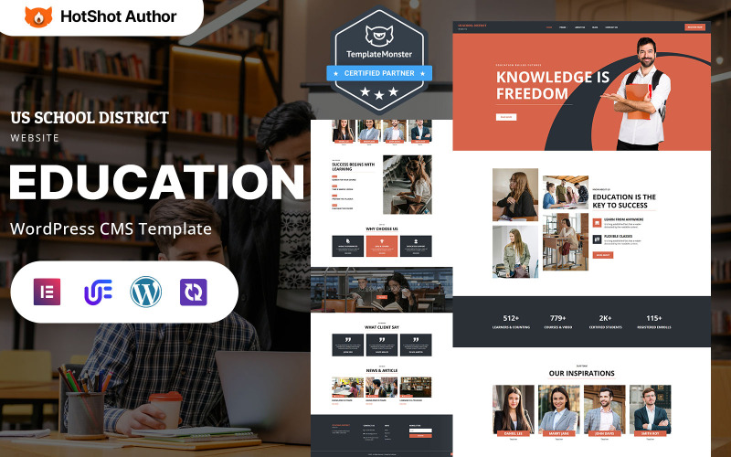 Škola - Moderní škola a vzdělávací instituce WordPress Elementor Theme