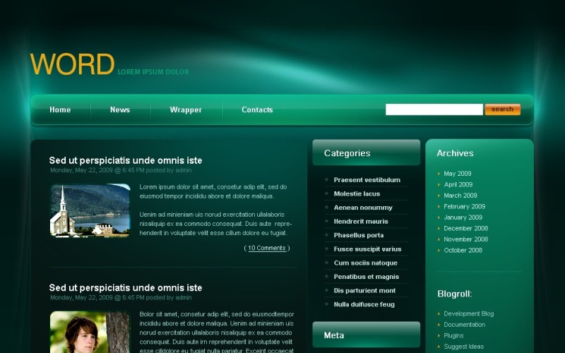 Tema PSD #49794 per Un Sito di Neutral