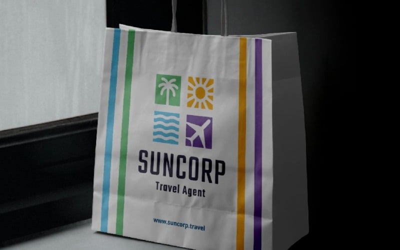 Logo de l'agence de voyages Sun Corp.