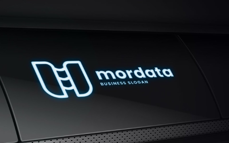 Mordata Letter M Pro Logotyp