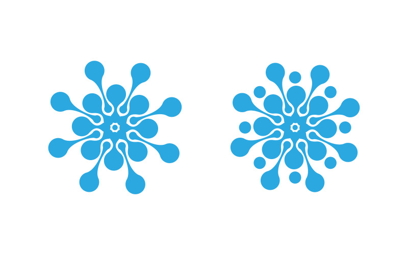 Meta Ball Medisch pictogram vector ontwerp sjabloon v.3