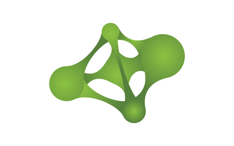 Modelo de design de vetor de ícone médico Meta Ball v.23