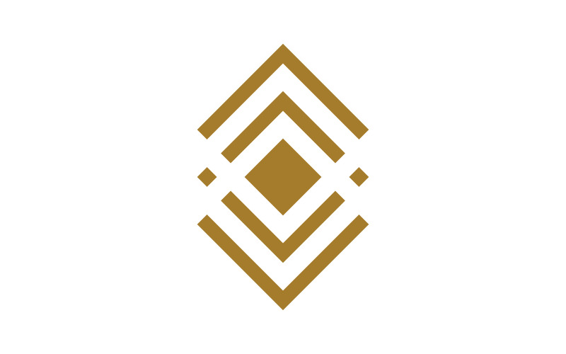 Квадратний значок Group Business Векторні ілюстрації шаблон оформлення v.24