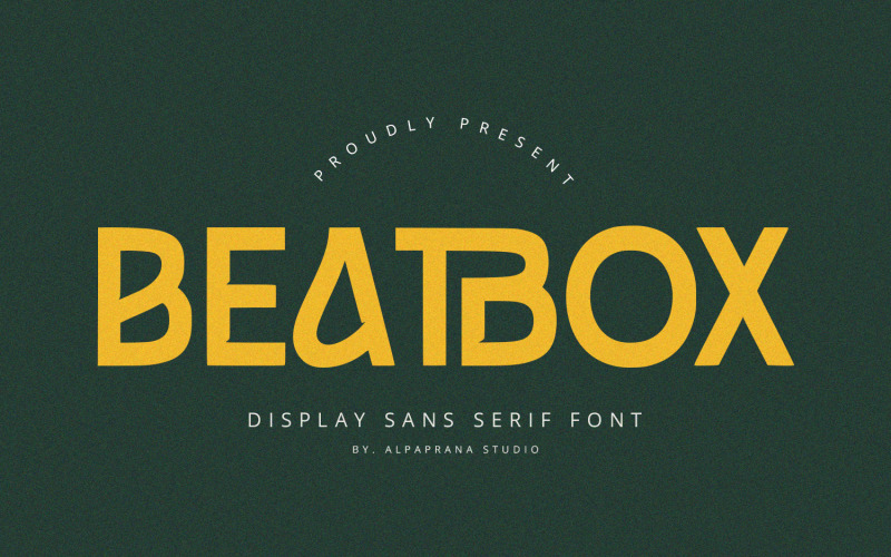 Beatbox - czcionka Sans Serif