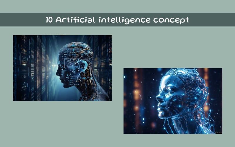 人工智能概念 AI 图像