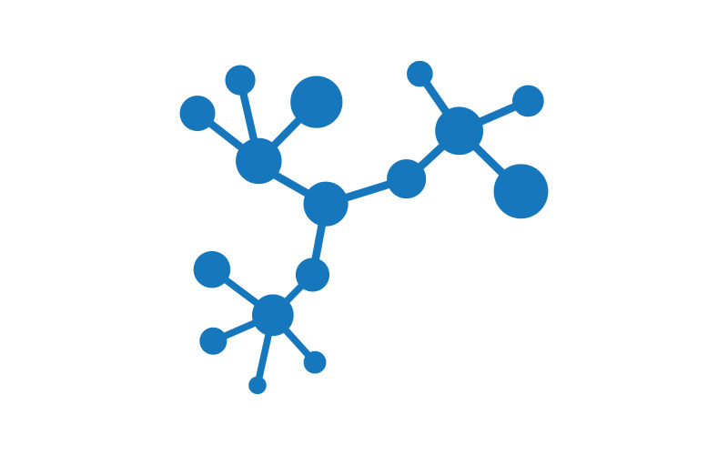 Шаблон векторного дизайна медицинской иконки Meta Ball v.36