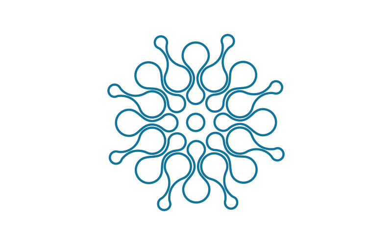 Meta Ball Medical icon vector design template v7.9
