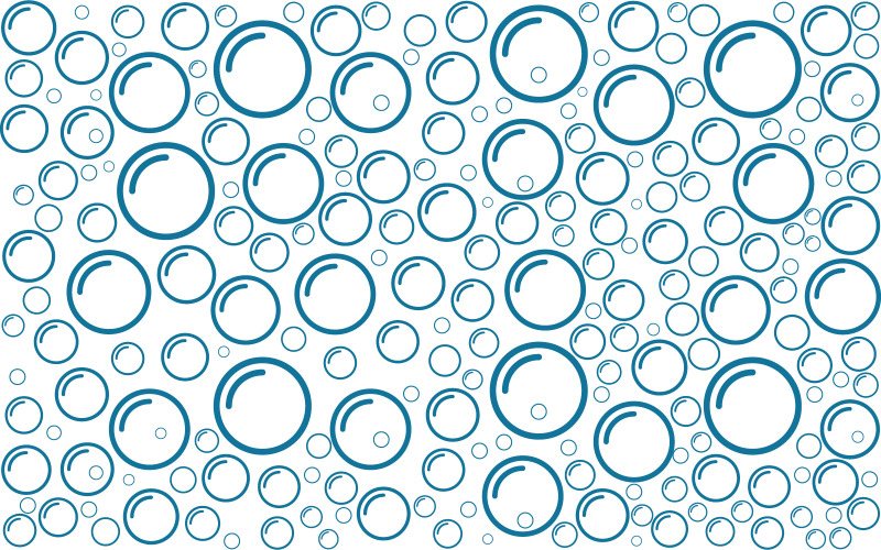 Plantilla de diseño de ilustración vectorial de lavado de ropa con agua con burbujas v.13