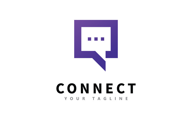 Logo di dialoghi e discussioni. Simbolo vettoriale di comunicazione 9