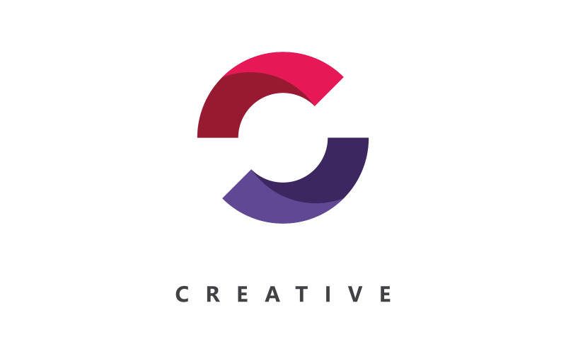 Modello vettoriale del logo della lettera O Design creativo del logo iniziale della lettera O 5