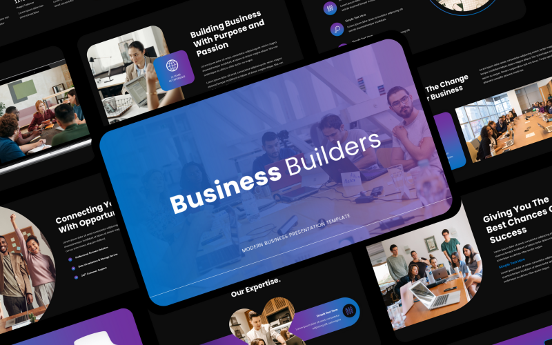 Builder - 商务演示模板