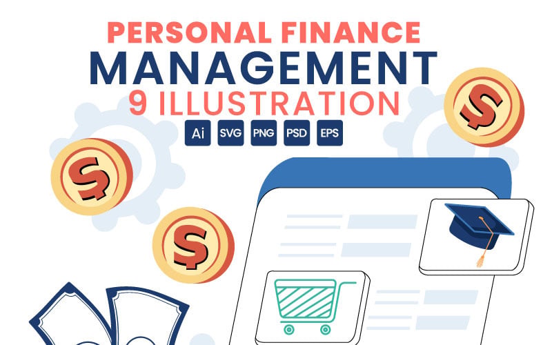 9 Personal Finance Management illusztráció