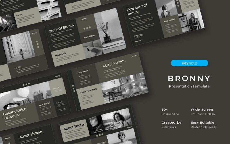 Bronny – Business-Keynote-Vorlage