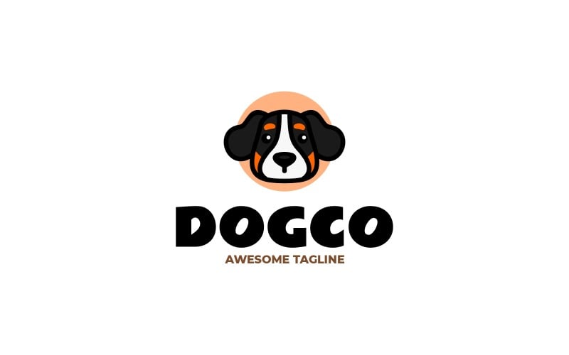 Dogco Simple Mascot Logo 2