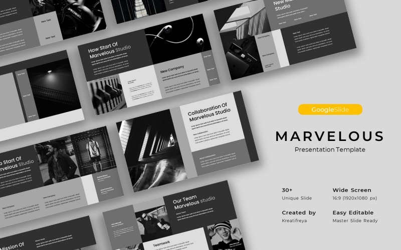 Marvelous – Plantilla de Google Slide para empresas