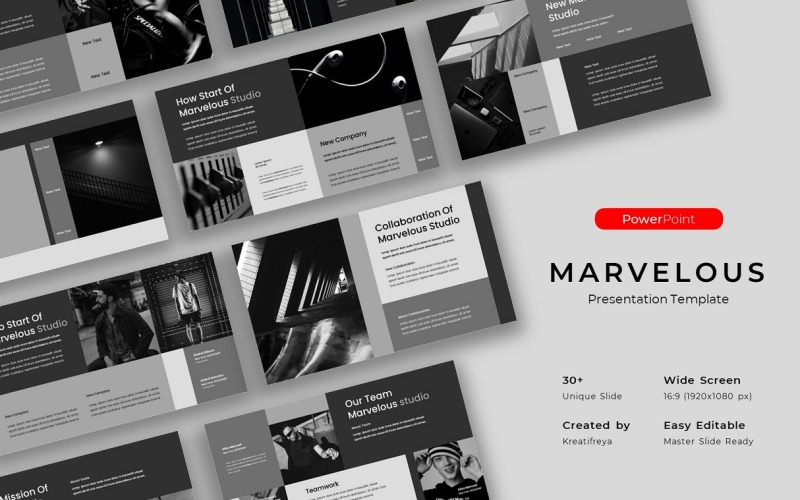 Marvelous – PowerPoint-mall för företag