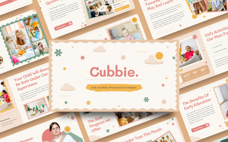 Modèle PowerPoint pour enfants et bébés