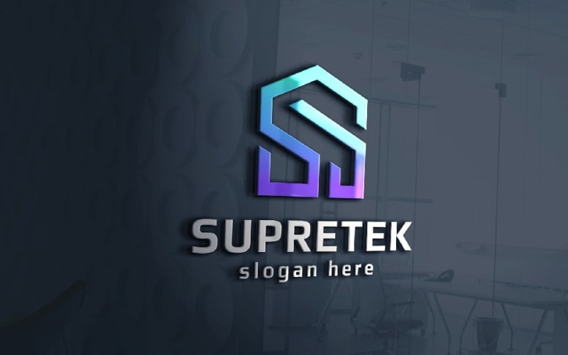 Supretek Harf S Teknolojisi Logosu