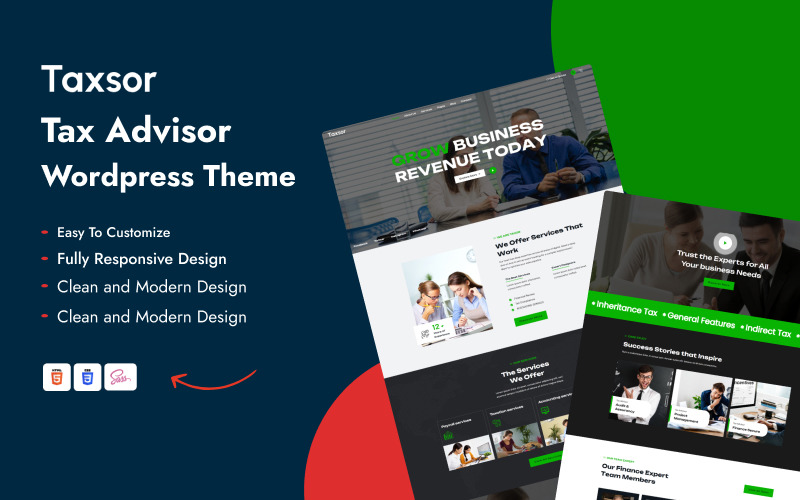 Taxsor - Belastingadviseur & Financieel Advies WordPress Thema