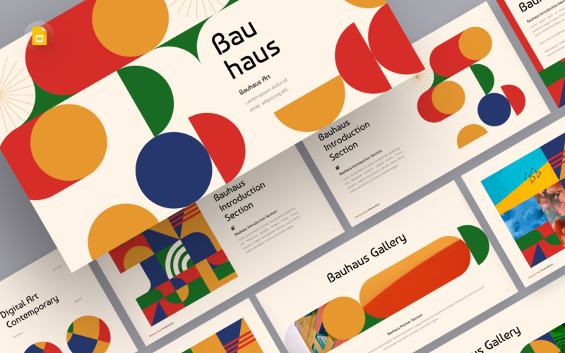 Bauhaus Sanat Google Slayt Şablonu