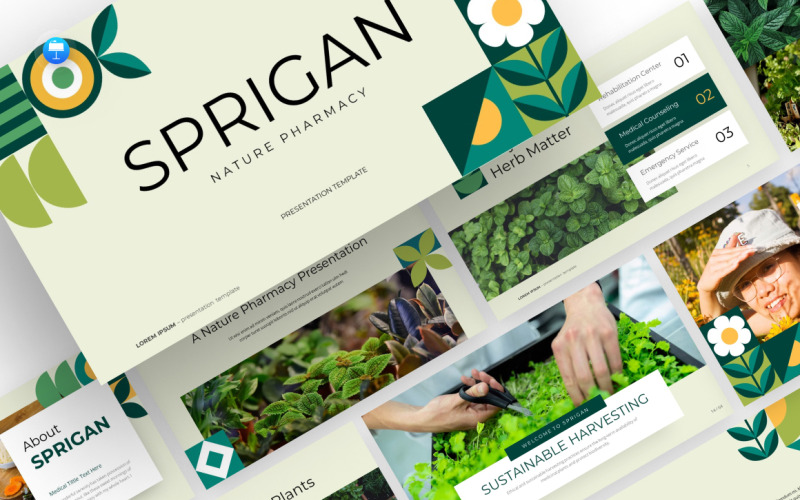 Medizinische Natur Keynote-Vorlage