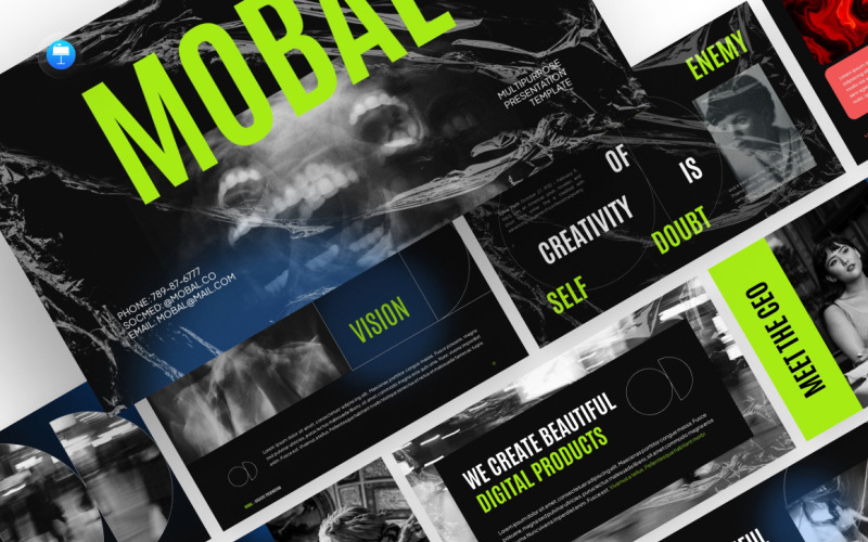 Mobal Mehrzweck-Keynote-Vorlage