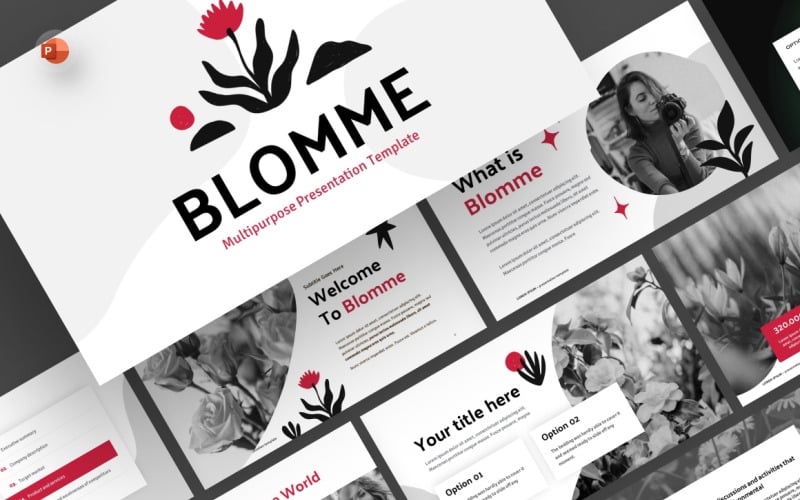 Modèle PowerPoint polyvalent Blomme