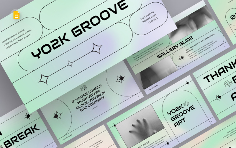 Modello multiuso di Google Slides Y2K