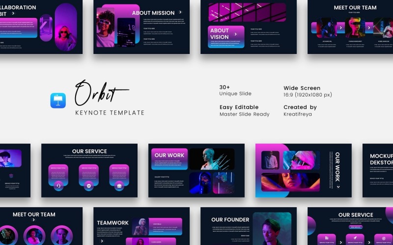 Orbit – Szablon prezentacji biznesowej