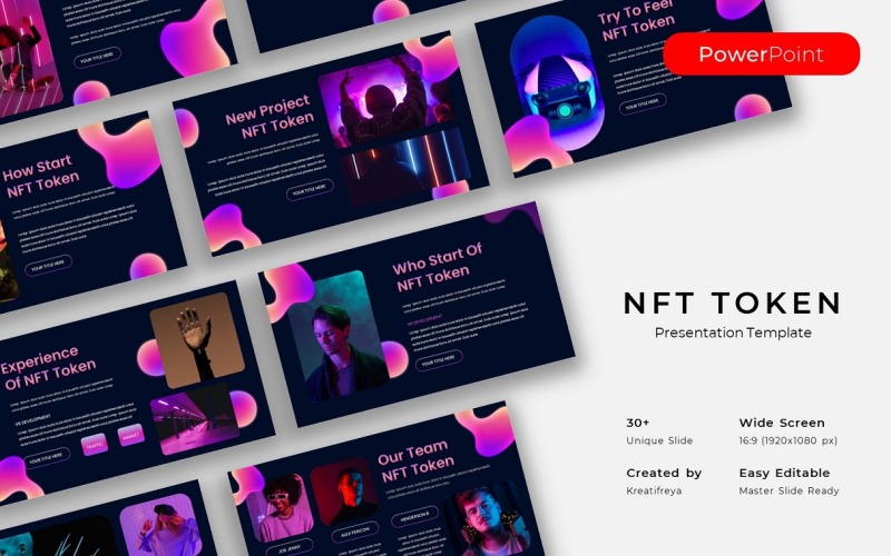 Token NFT – Modello di PowerPoint aziendale