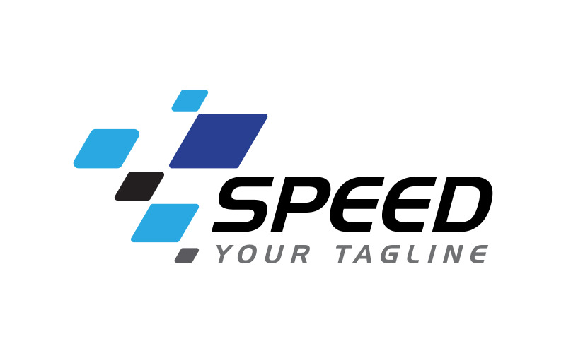 Speed Race flaggikon, enkel design illustration vektor v.6