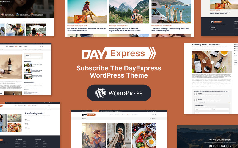 DayExpress – News- und Blogging-WordPress-Theme für tägliche Nachrichten