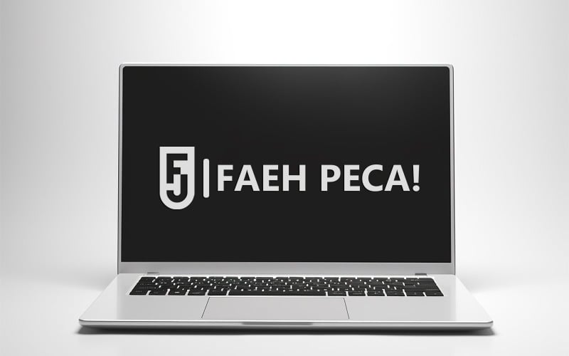 Computer screen mockup template