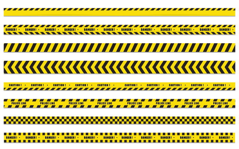 Policejní linie ikona designu ilustrace šablona návrhu v.10