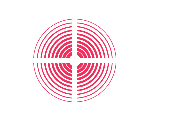 Біль кільця Векторні ілюстрації шаблон оформлення v.1
