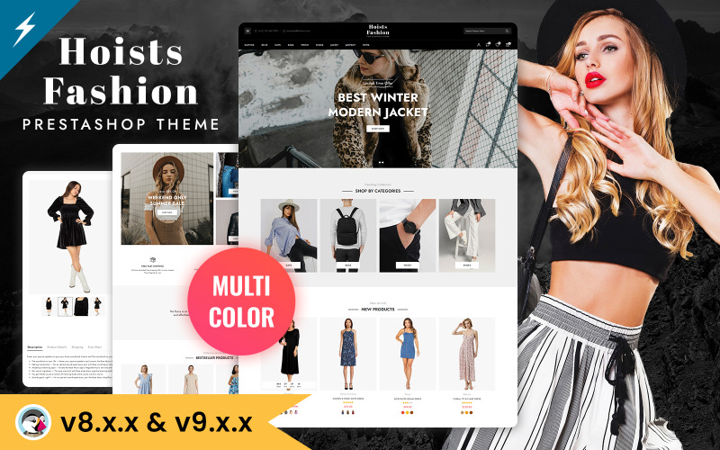 Hoists - Tema Prestashop per negozio di moda e abbigliamento