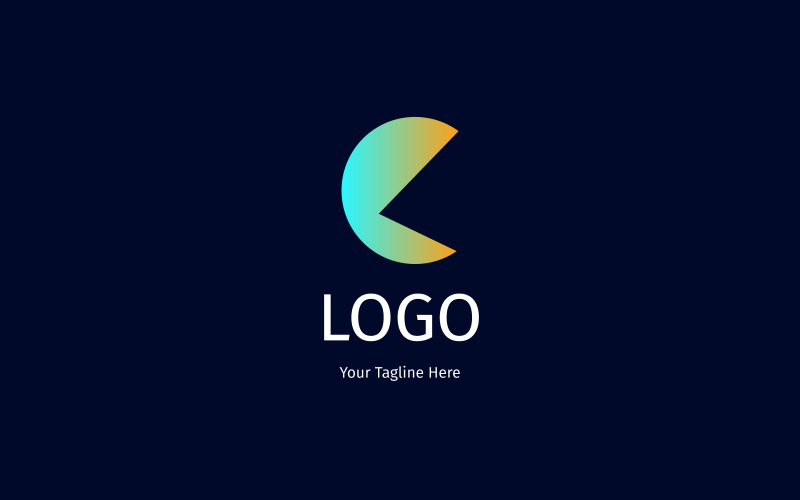 Modern C Letter Logo Template