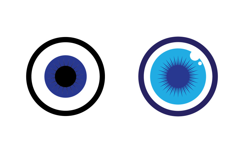 Šablona návrhu vektorového loga značky Identity Corporate Eye Care v.8
