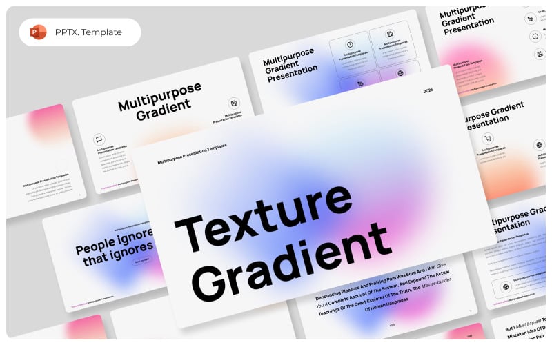 Textur Gradient PowerPoint presentationsmall