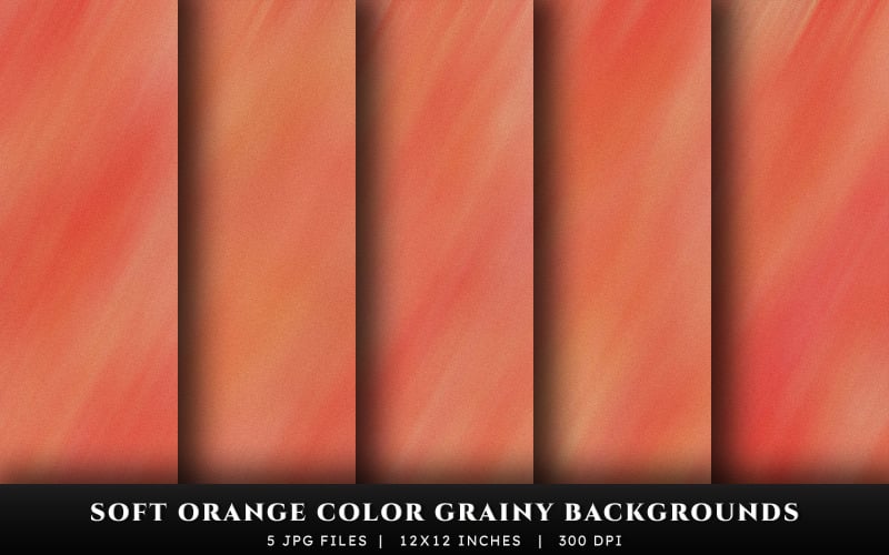 Weiche orange Farbe körnige Textur Hintergründe