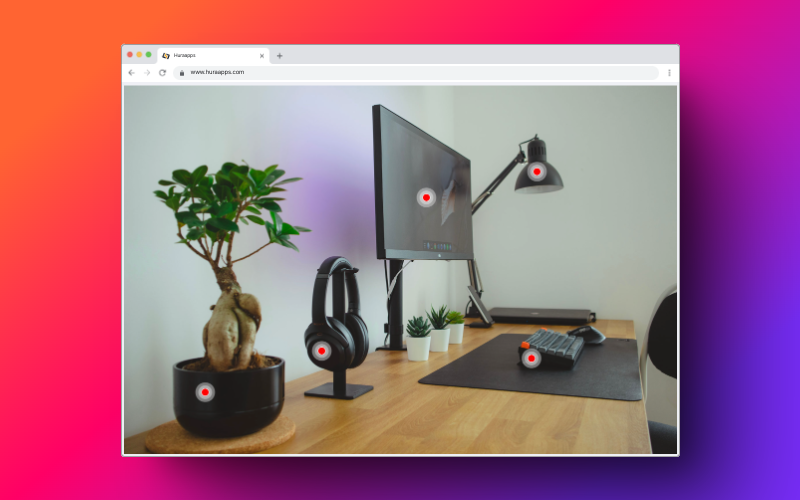 Pontos de interesse de imagem - Seção Shopify responsiva