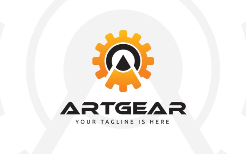 Бізнес або освітній логотип Artgear