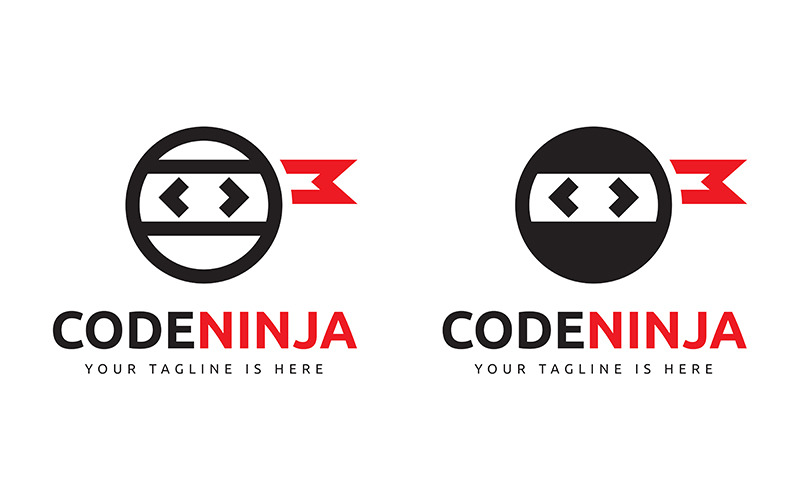 Логотип Code Ninja, логотип Coder