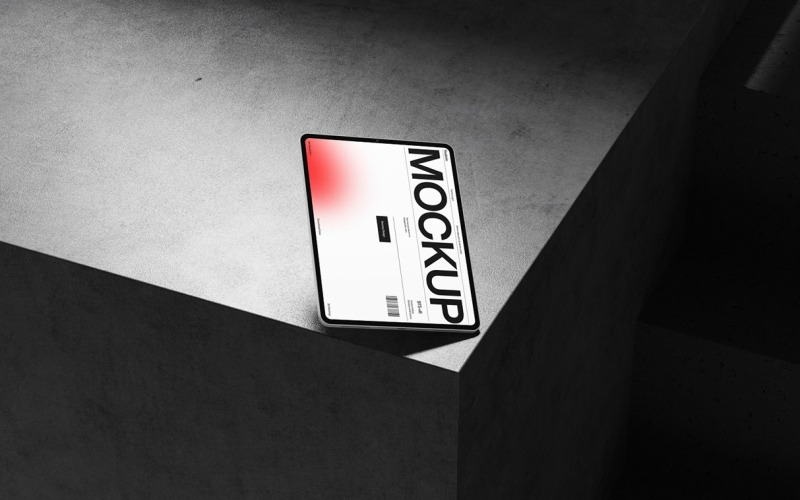 Mockup minimo di tablet per il branding