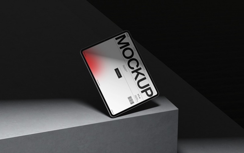 Modello di presentazione del mockup del tablet mobile