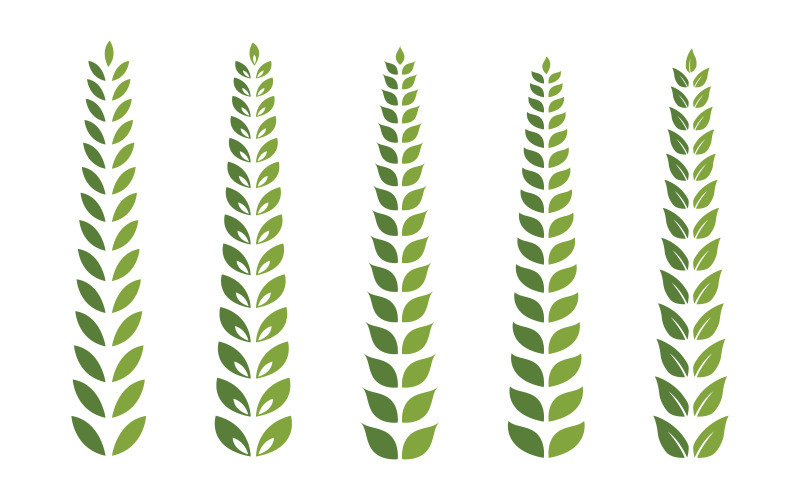 Foglia di albero ecologia natura vegana concetto illustrazione Logo Template v.2