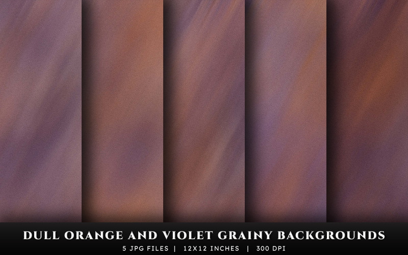 Stumpfe orange und violette körnige Textur Hintergründe